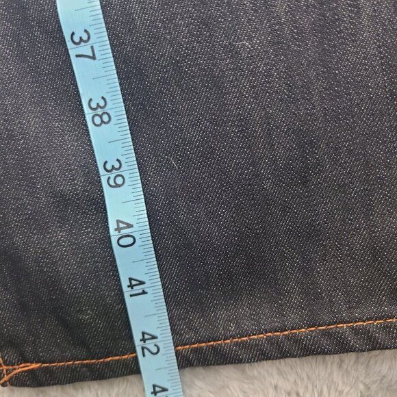 Vintage 2000's Denim Jeans‎ with Rhinestone Skull Decals Size 38 EUC - Picture 13 of 15